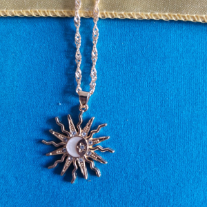 Sun, Moon and Stars - A beautiful necklace symbolising balance, guidance, and connection to the magic of the universe.